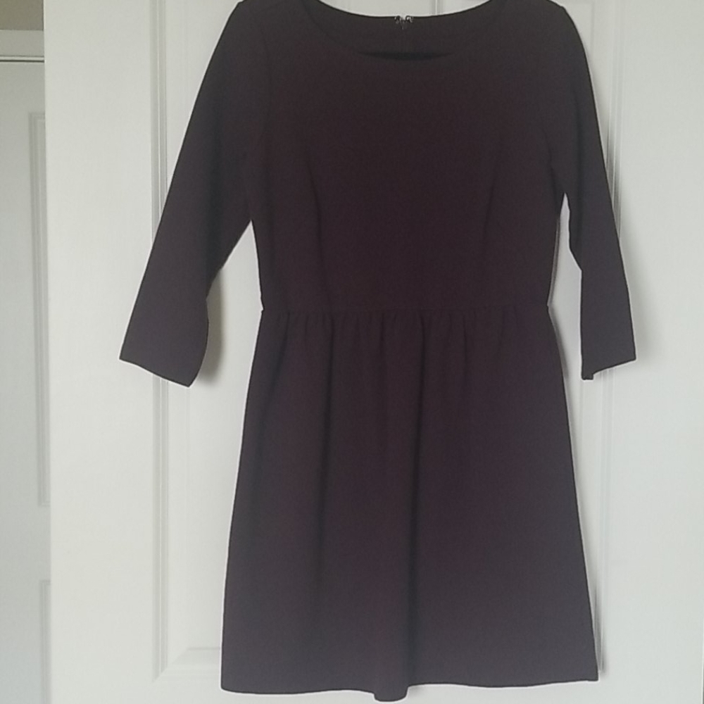 Dark Purple Loft Work Dress NWT